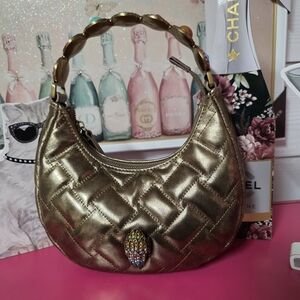 Gold Quilted Kurt Geiger Women's Bag